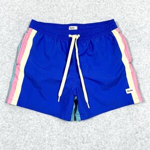 DUVIN Designs Swim Shorts Mens Large Disco Lined Trunks Multicolor 5" Inseam